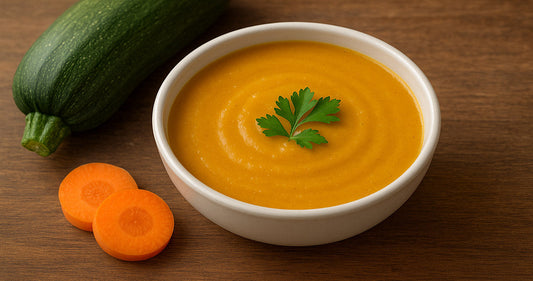 ¿Sufres de úlcera? Prueba esta crema de calabacín y zanahoria