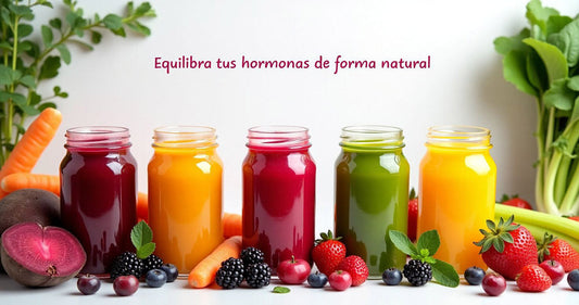 5 jugos naturales que ayudan a equilibrar tus hormonas de forma saludable