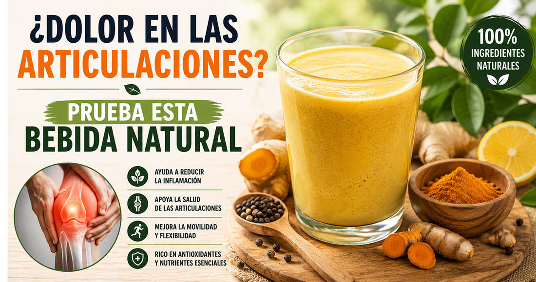 ¿Dolor en las articulaciones? Prueba esta bebida natural