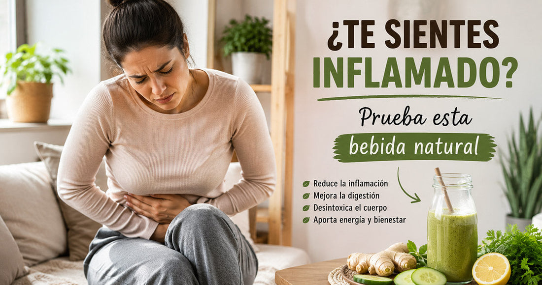 ¿Te sientes inflamado? Prueba esta bebida natural
