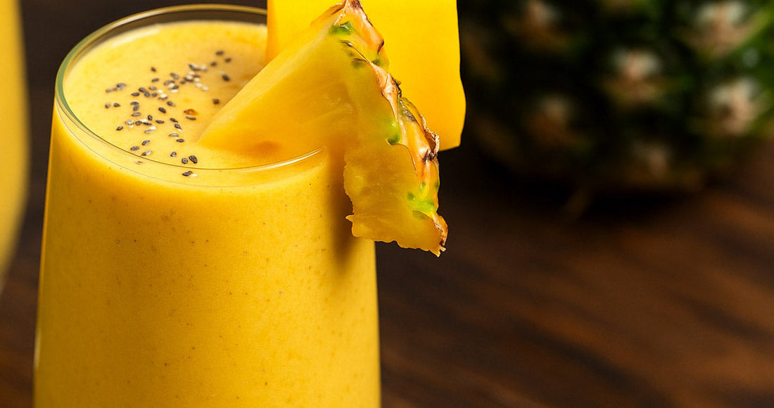 Smoothie tropical para aliviar el estreñimiento