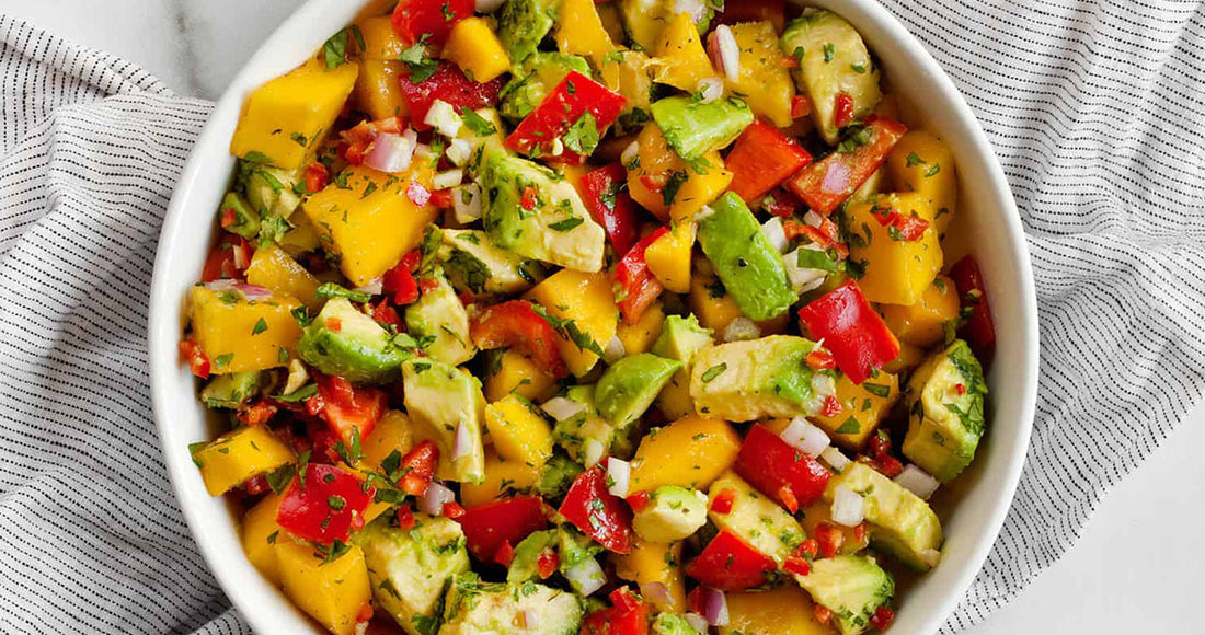 Ensalada de mango y aguacate